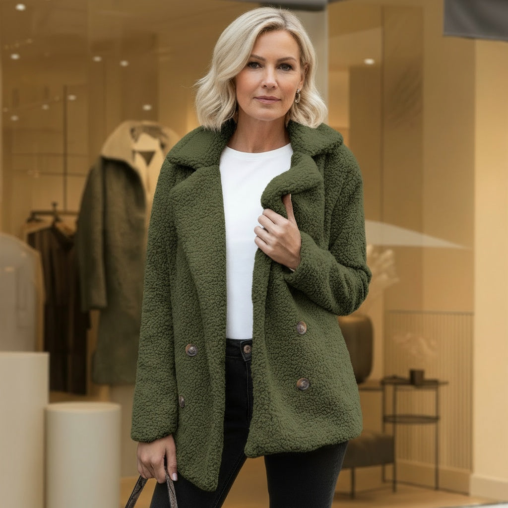 Luisa™ | Luxe Teddyjack z Winterse Warmte