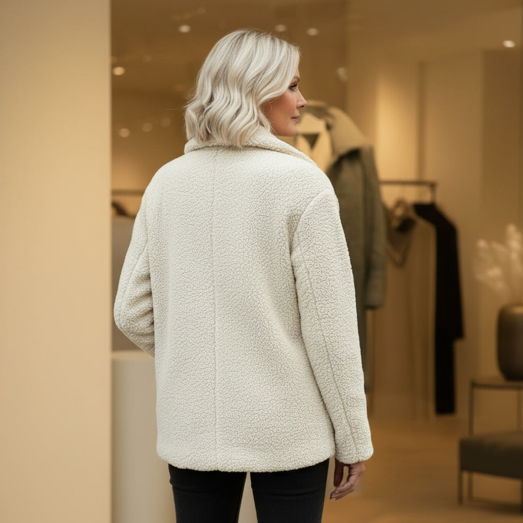 Luisa™ | Luxe Teddyjack z Winterse Warmte