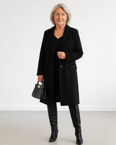 Helena | Elegancki długi płaszcz 